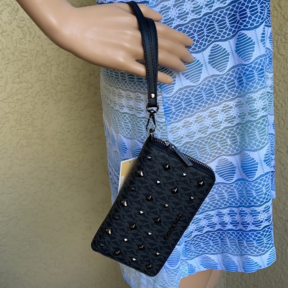 Michael Kors Jet Set Travel Large Flat Multifunctional Phone Case-Wristlet-Walle - Picture 13 of 16